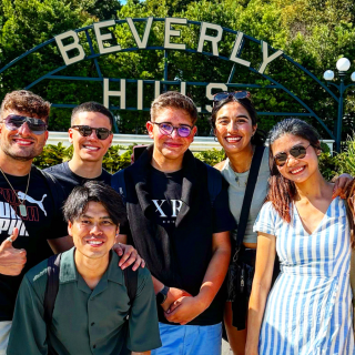 Students at Beverly Hills