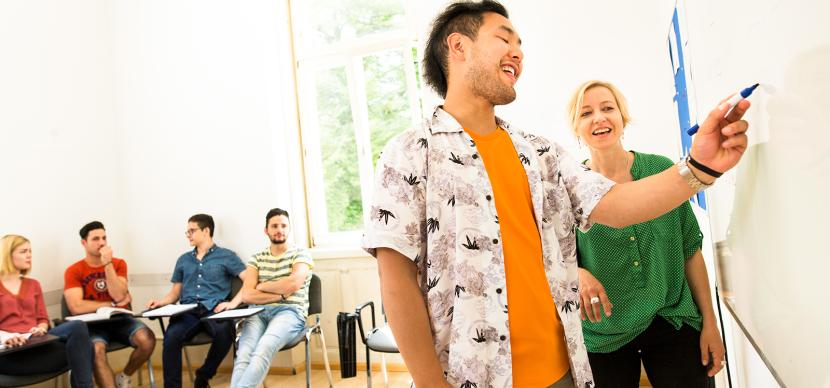 students in a classroom