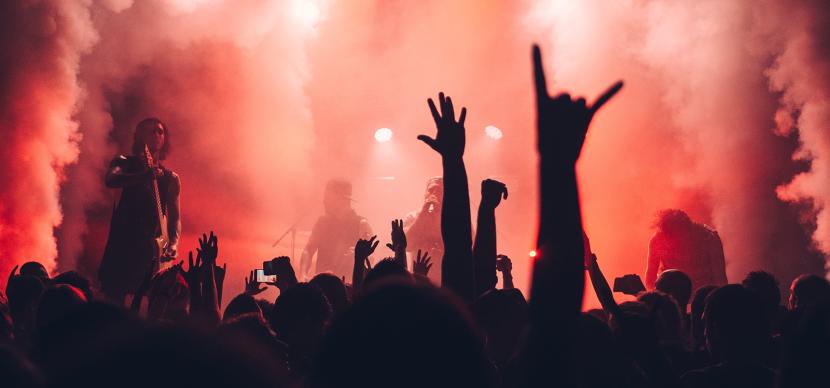 View from inside a Concert