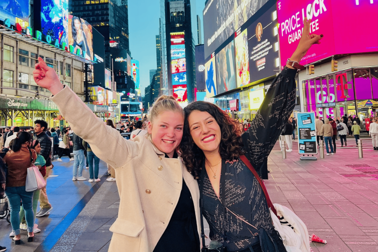 Friends in Times Square