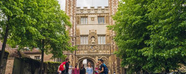 students visiting cambridge