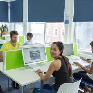 students in a kaplan classroom